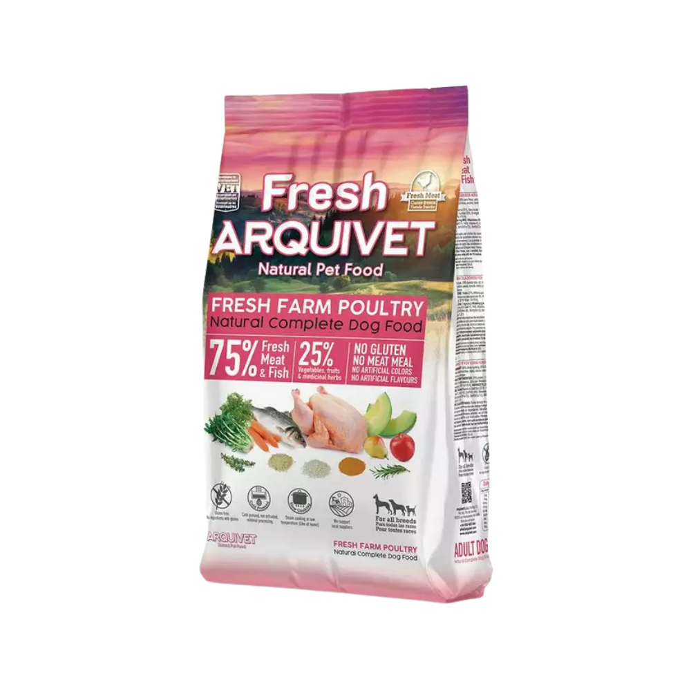 ARQUIVET FRESH Farm Poultry – półwilgotna karma dla psów, kurczak i ryba oceaniczna