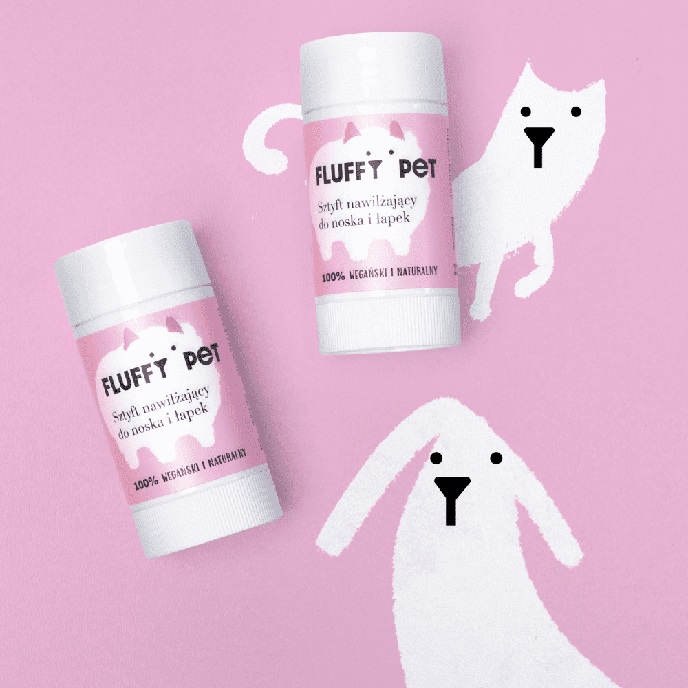 FLUFFY PET - Sztyft nawilżający dla psa do łapek i noska 23ml
