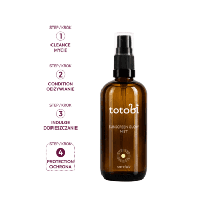 TOTOBI carelab Sunscreen Glow Mist - Ochronno–nabłyszczająca mgiełka z filtrami UVA i UVB, dla psa i kota 100ml - obrazek 2