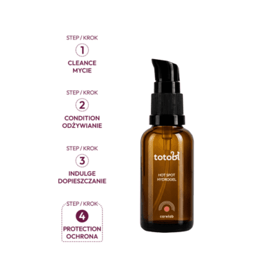 TOTOBI carelab Hot Spot Hydrogel - Łagodzący hydrożel na miejscowe podrażnienia skóry psa i kota 30ml - obrazek 2
