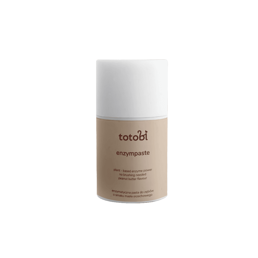 TOTOBI Enzympaste Peanut Nut - Enzymatyczna pasta do zębów dla psa i kota o smaku masła orzechowego 50 ml