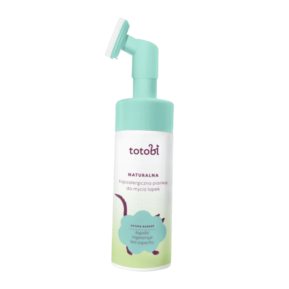 TOTOBI - Naturalna hipoalergiczna pianka do mycia łapek dla psa i kota 200 ml