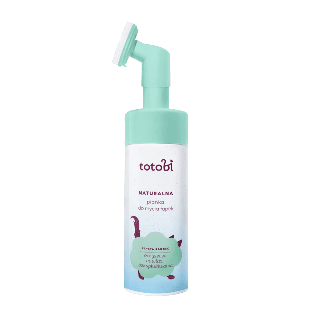 TOTOBI - Naturalna pianka do mycia łapek dla psa i kota 200 ml
