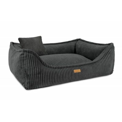 DENZOO Milano Dark Grey – Ortopedyczne legowisko, kanapa dla psa i kota, ciemnoszare - obrazek 5