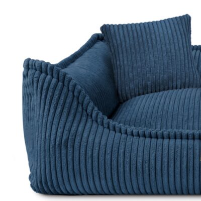 DENZOO Milano Navy Blue – Ortopedyczne legowisko, kanapa dla psa i kota, granatowe - obrazek 3
