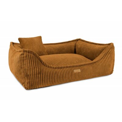 DENZOO Milano Mustard – Ortopedyczne legowisko, kanapa dla psa i kota, musztardowe - obrazek 5