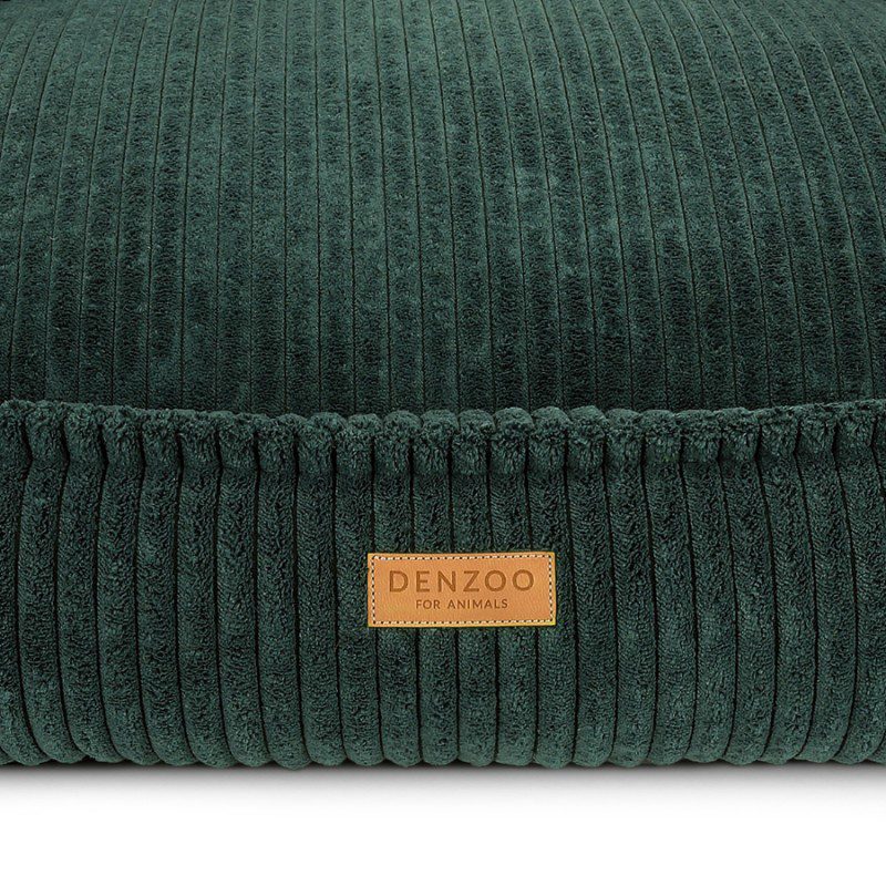DENZOO Milano Bottle Green – Ortopedyczne legowisko, kanapa dla psa i kota, ciemnozielone