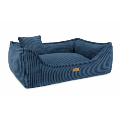 DENZOO Milano Navy Blue – Ortopedyczne legowisko, kanapa dla psa i kota, granatowe - obrazek 5
