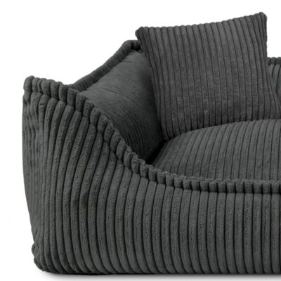DENZOO Milano Dark Grey – Ortopedyczne legowisko, kanapa dla psa i kota, ciemnoszare - obrazek 3