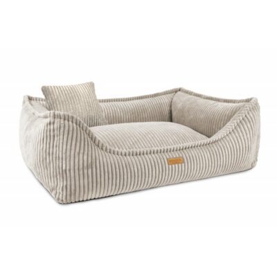DENZOO Milano Beige – Ortopedyczne legowisko, kanapa dla psa i kota, beżowe - obrazek 4