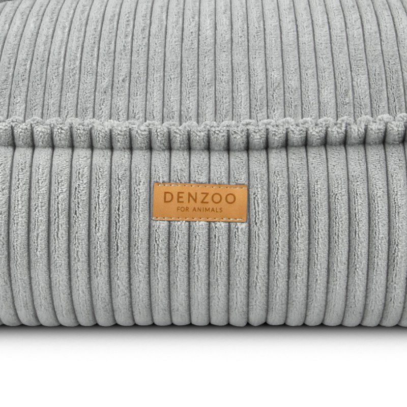 DENZOO Milano Grey – Ortopedyczne legowisko, kanapa dla psa i kota, szare