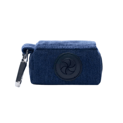 Bowl&Bone Republic Mini - Etui na woreczki dla psa, granatowe - obrazek 2
