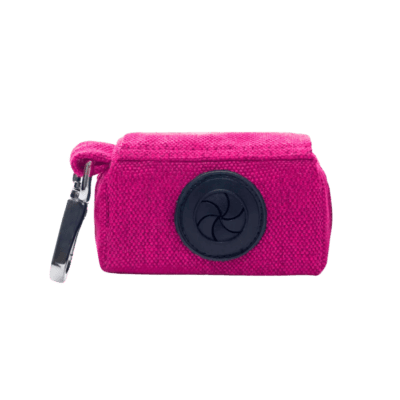 Bowl&Bone Republic Mini - Etui na woreczki dla psa, różowe - obrazek 2