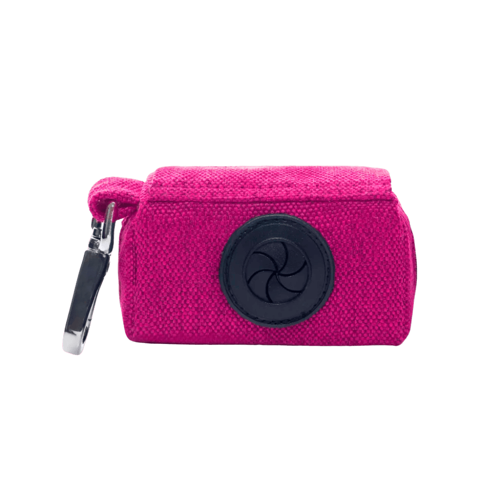 Bowl&Bone Republic Mini - Etui na woreczki dla psa, różowe