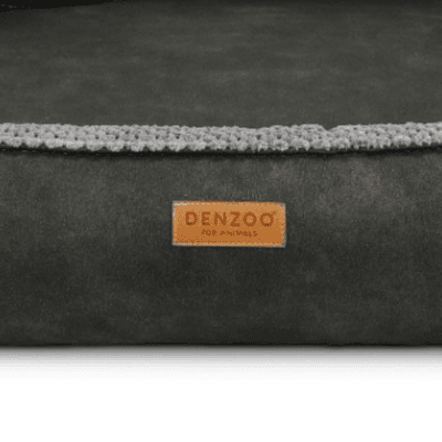 DENZOO Ancona Dark Grey – Legowisko z materacem ortopedycznym, kanapa dla psa i kota, ciemnoszare - obrazek 4