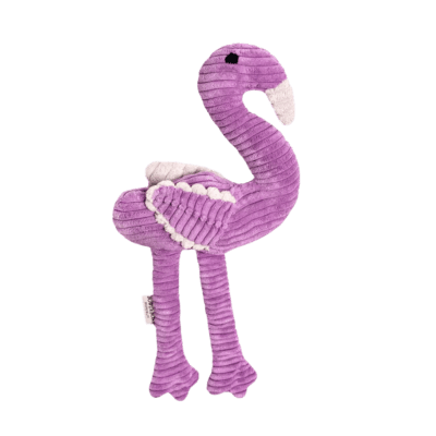 Bowl&Bone Republic Flamingo - Szeleszcząca maskotka dla psa, różowy flaming - obrazek 1