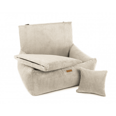 DENZOO Milano Beige – Fotelik samochodowy dla psa, beżowy - obrazek 3