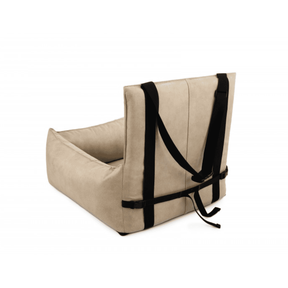 DENZOO Bergamo Beige – Fotelik samochodowy dla psa, beżowy