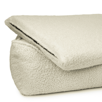 DENZOO Belluno Beige – Legowisko z materacem ortopedycznym, kanapa dla psa i kota, beżowe - obrazek 6