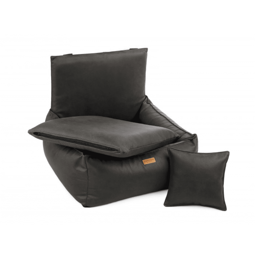 DENZOO Bergamo Dark Grey – Fotelik samochodowy dla psa, ciemnoszary