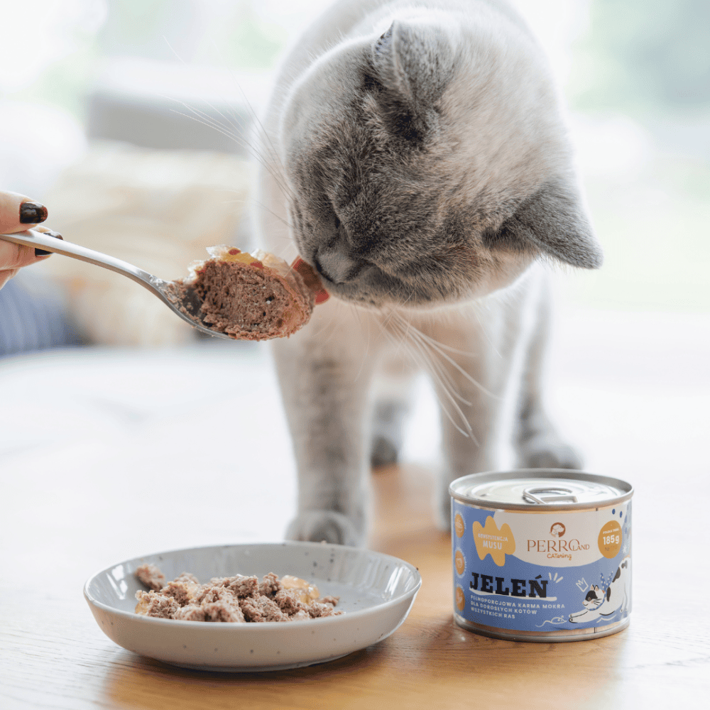 Perro CATering – Monobiałkowa karma mokra dla kota, jeleń