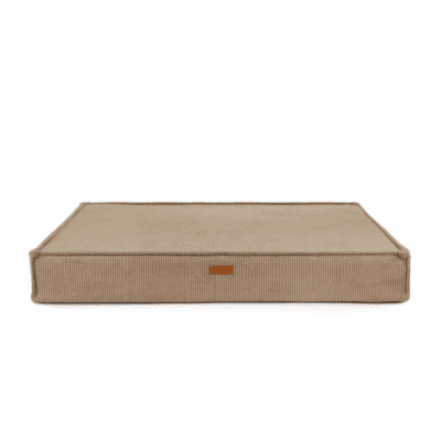 DENZOO Torino Dark Beige – Materac ortopedyczny dla psa i kota, ciemnobeżowy - obrazek 1