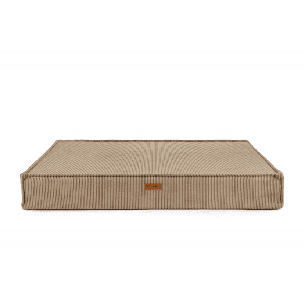 DENZOO Torino Dark Beige – Materac ortopedyczny dla psa i kota, ciemnobeżowy