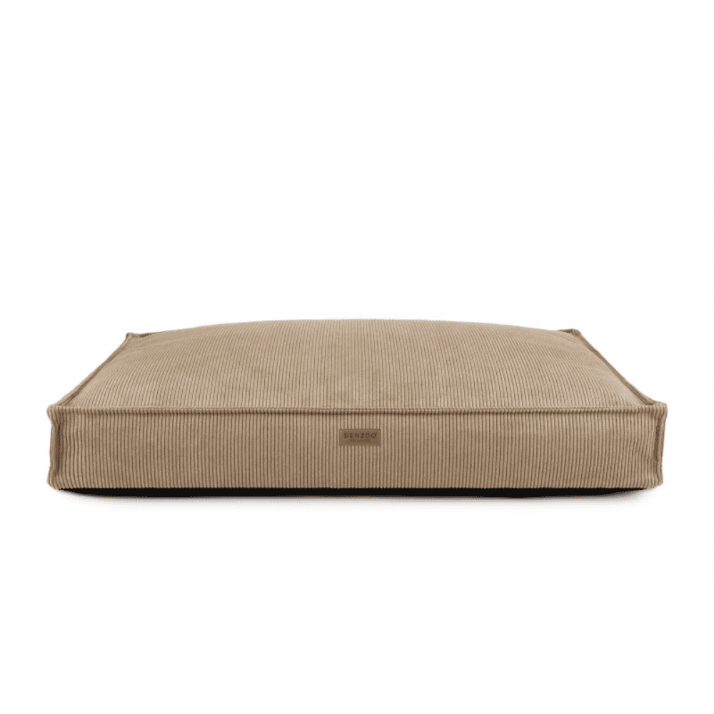 DENZOO Torino Dark Beige – Ortopedyczne legowisko, poducha dla psa i kota, ciemnobeżowe