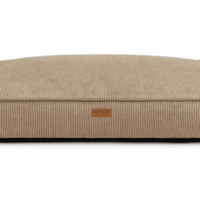 DENZOO Torino Dark Beige – Ortopedyczne legowisko, poducha dla psa i kota, ciemnobeżowe - obrazek 2