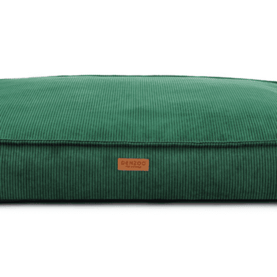 DENZOO Torino Bottle Green – Ortopedyczne legowisko, poducha dla psa i kota, ciemnozielone - obrazek 2