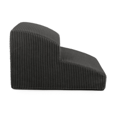 DENZOO Milano Dark Grey – Dwustopniowe schodki dla psa i kota, ciemnoszare - obrazek 2