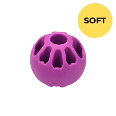 FIBOO Snack Fibooll Jumbo Soft - Piłka na przysmaki dla psa 8cm - obrazek 1