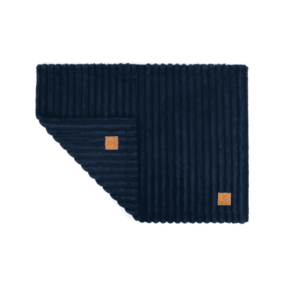DENZOO Palermo Navy Blue – Kocyk dla psa i kota, granatowy