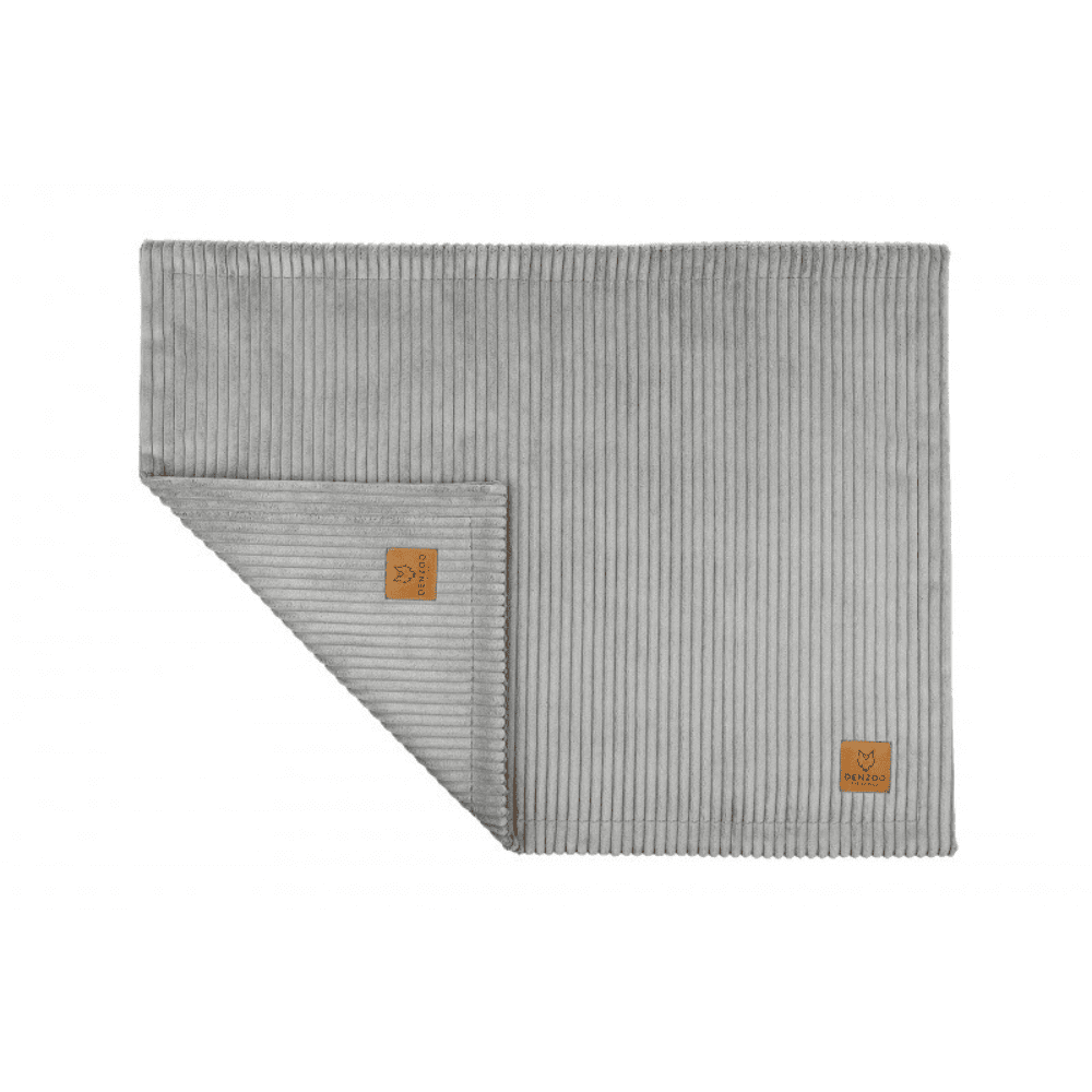 DENZOO Milano Grey – Kocyk dla psa i kota, szary