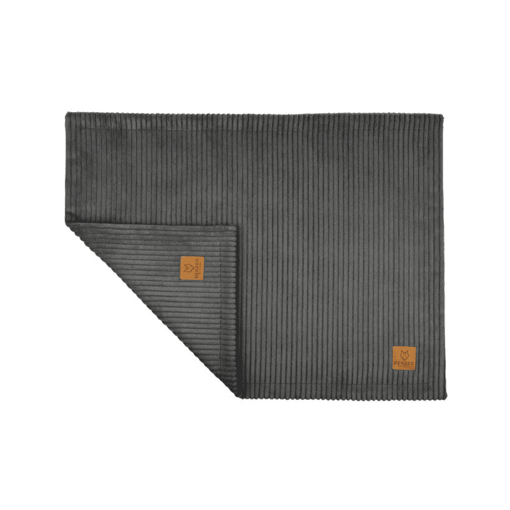 DENZOO Milano Dark Grey – Kocyk dla psa i kota, ciemnoszary