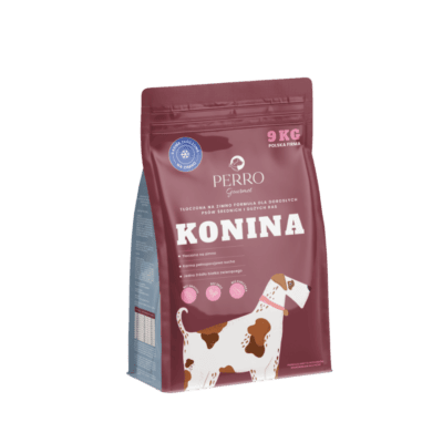 Perro Gourmet – Karma sucha tłoczona na zimno dla dorosłych psów dużych i średnich ras, konina - obrazek 1