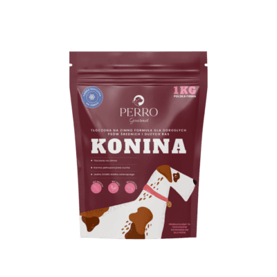 Perro Gourmet – Karma sucha tłoczona na zimno dla dorosłych psów dużych i średnich ras, konina - obrazek 5