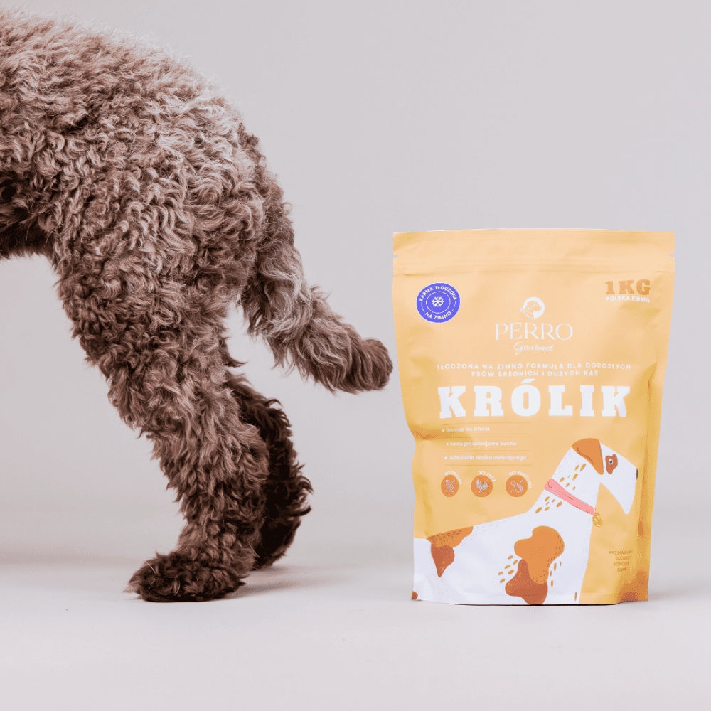 Perro Gourmet – Karma sucha tłoczona na zimno dla dorosłych psów dużych i średnich ras, królik