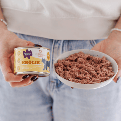 Perro CATering – Monobiałkowa karma mokra dla kota, królik - obrazek 4