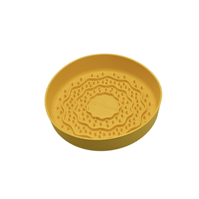 FIBOO Lick Fiboowl Mini - Mata do lizania i miska 2w1 dla psa i kota 15cm - obrazek 1