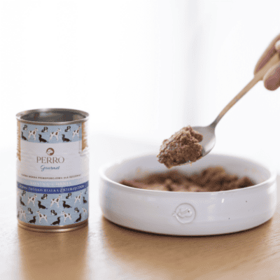 Perro Gourmet Junior – Monobiałkowa karma mokra dla szczeniąt, konina z dynią - obrazek 3