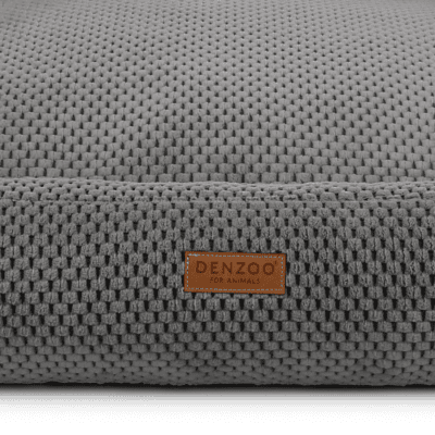 DENZOO Prato Dark Grey – Ortopedyczne legowisko, kanapa dla psa i kota, ciemnoszare - obrazek 5