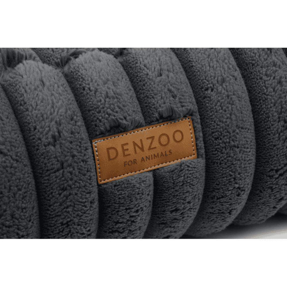 DENZOO Palermo Dark Grey – Ortopedyczne legowisko, kanapa dla psa i kota, ciemnoszare