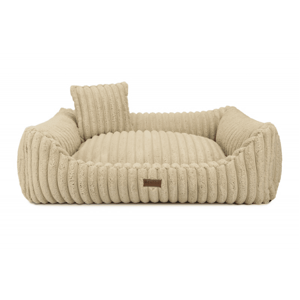 DENZOO Palermo Beige – Ortopedyczne legowisko, kanapa dla psa i kota, beżowe