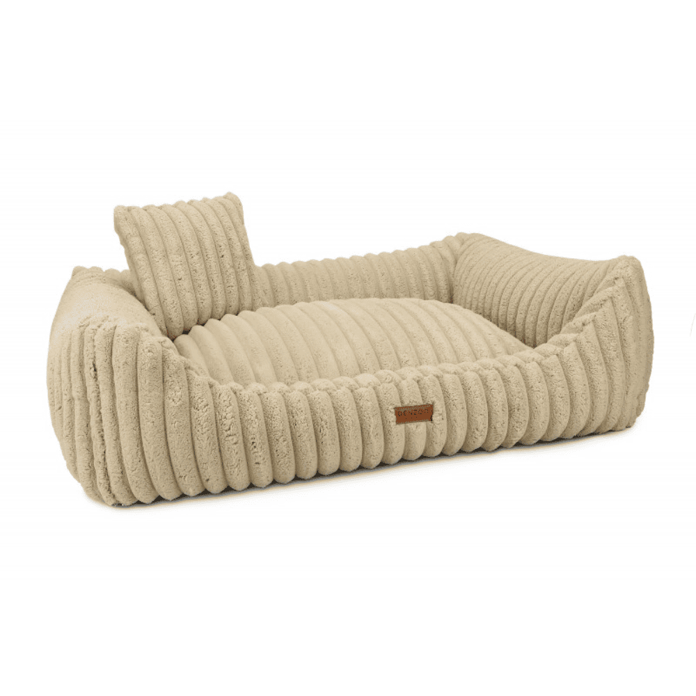 DENZOO Palermo Beige – Ortopedyczne legowisko, kanapa dla psa i kota, beżowe
