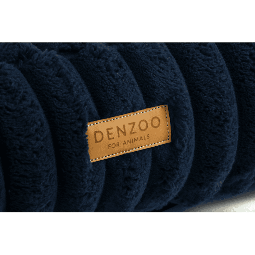 DENZOO Palermo Navy Blue – Ortopedyczne legowisko, kanapa dla psa i kota, granatowe
