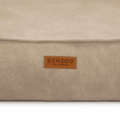 DENZOO Bergamo Beige – Legowisko z materacem ortopedycznym, kanapa dla psa i kota, beżowe - obrazek 5