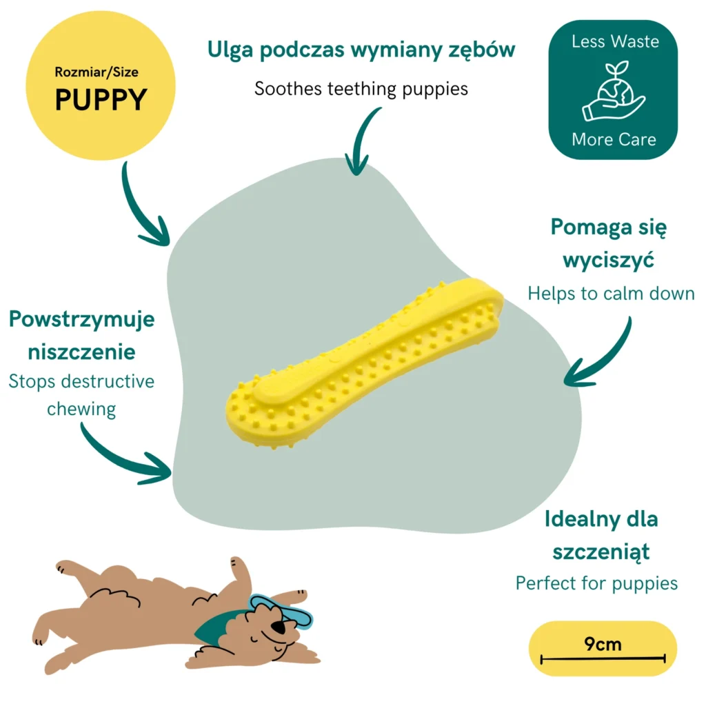 FIBOO Fiboone Small Puppy - Gryzak dla szczeniaka 9cm