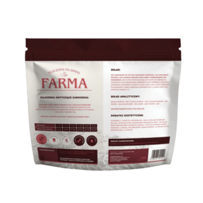 Farma – Karma sucha tłoczona na zimno dla psów dorosłych, wołowina - obrazek 2