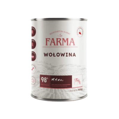 Farma Select – Monobiałkowa karma mokra dla psów, wołowina